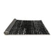 Sideview of Abstract Gray Modern Rug, abs4899gry