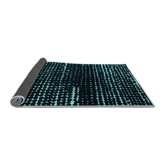 Sideview of Abstract Light Blue Modern Rug, abs4899lblu