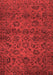 Abstract Red Modern Area Rugs