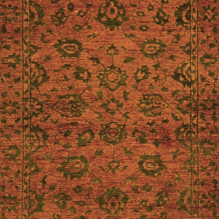 Abstract Orange Modern Rug, abs489org
