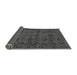 Sideview of Abstract Gray Modern Rug, abs489gry