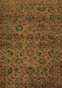 Abstract Brown Modern Rug, abs489brn