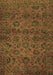 Abstract Brown Modern Rug, abs489brn