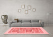 Modern Red Washable Rugs