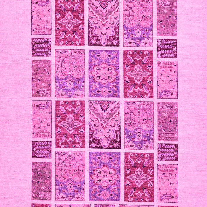 Abstract Pink Modern Rug, abs48pnk