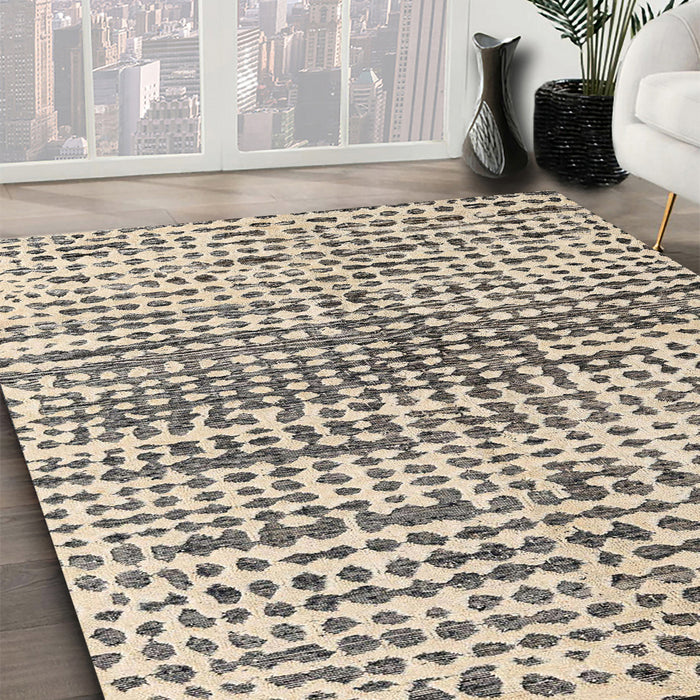 Machine Washable Abstract Puce Purple Rug in a Family Room, wshabs4900