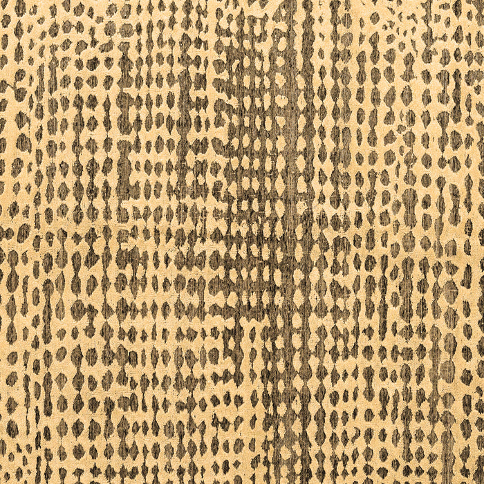 Square Machine Washable Solid Brown Modern Rug, wshabs4900brn