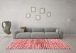 Modern Red Washable Rugs