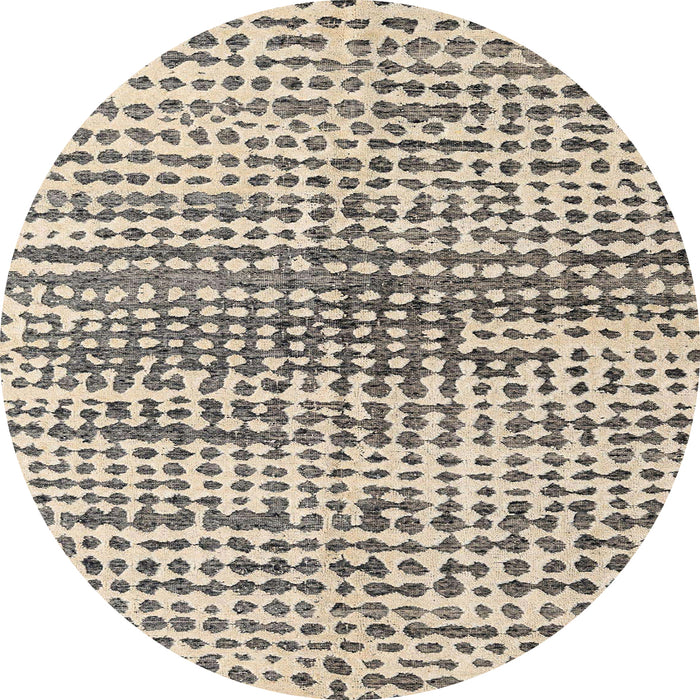 Round Machine Washable Abstract Puce Purple Rug, wshabs4900