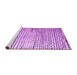 Sideview of Machine Washable Solid Purple Modern Area Rugs, wshabs4901pur