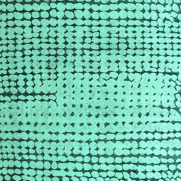 Machine Washable Solid Turquoise Modern Area Rugs, wshabs4901turq