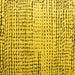 Square Machine Washable Solid Yellow Modern Rug, wshabs4901yw