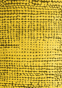 Solid Yellow Modern Rug, abs4901yw