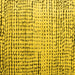 Square Solid Yellow Modern Rug, abs4901yw