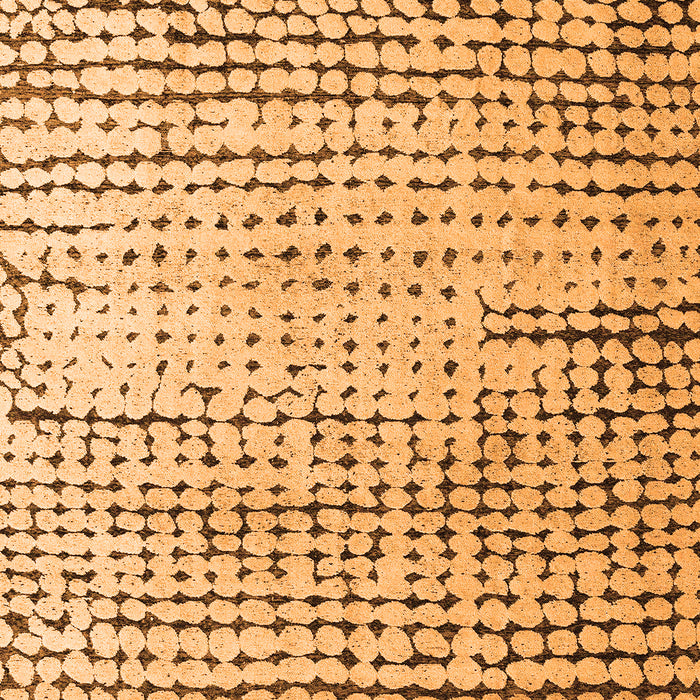 Machine Washable Solid Orange Modern Area Rugs, wshabs4901org