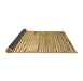 Sideview of Solid Brown Modern Rug, abs4901brn