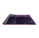 Sideview of Abstract Purple Modern Rug, abs4902pur