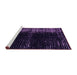 Sideview of Machine Washable Abstract Purple Modern Area Rugs, wshabs4902pur