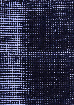 Abstract Blue Modern Rug, abs4902blu
