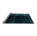 Sideview of Machine Washable Abstract Light Blue Modern Rug, wshabs4902lblu