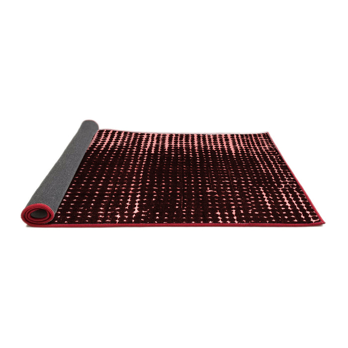 Abstract Red Modern Area Rugs