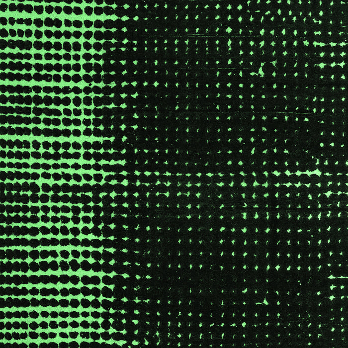 Machine Washable Abstract Emerald Green Modern Area Rugs, wshabs4902emgrn