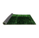 Sideview of Abstract Green Modern Rug, abs4902grn