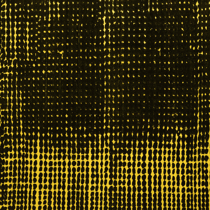 Square Machine Washable Abstract Yellow Modern Rug, wshabs4902yw