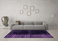 Machine Washable Abstract Purple Modern Rug, wshabs4902pur