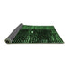 Sideview of Abstract Emerald Green Modern Rug, abs4903emgrn