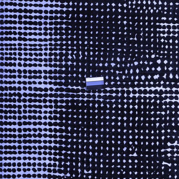 Machine Washable Abstract Blue Modern Rug, wshabs4903blu