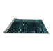 Sideview of Machine Washable Abstract Light Blue Modern Rug, wshabs4903lblu