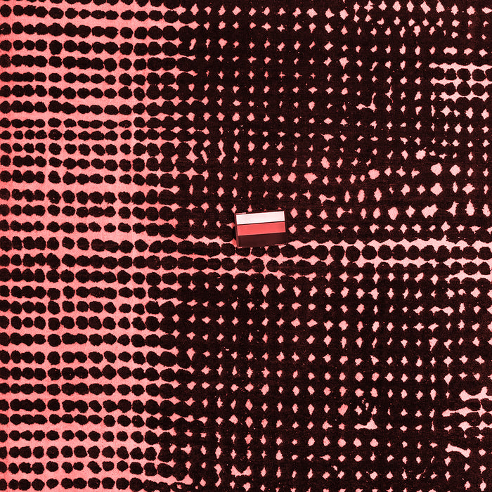 Machine Washable Abstract Red Modern Rug, wshabs4903red