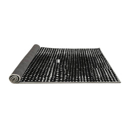 Sideview of Abstract Gray Modern Rug, abs4903gry