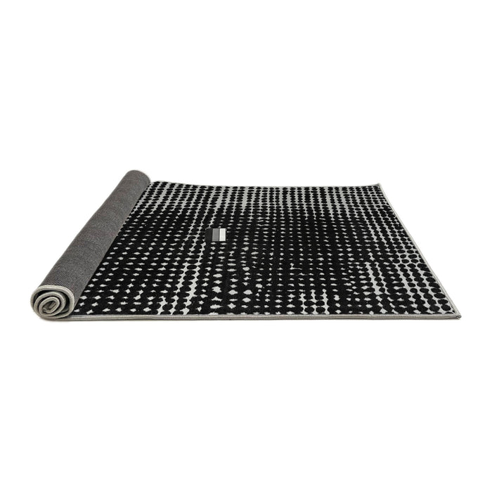 Sideview of Abstract Gray Modern Rug, abs4903gry