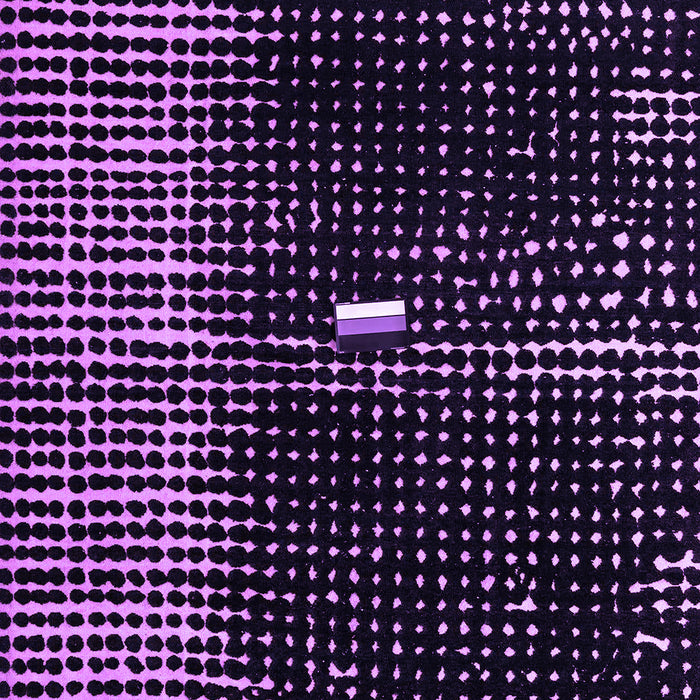 Machine Washable Abstract Purple Modern Area Rugs, wshabs4903pur