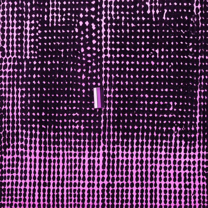 Square Machine Washable Abstract Pink Modern Rug, wshabs4903pnk