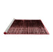 Modern Red Washable Rugs