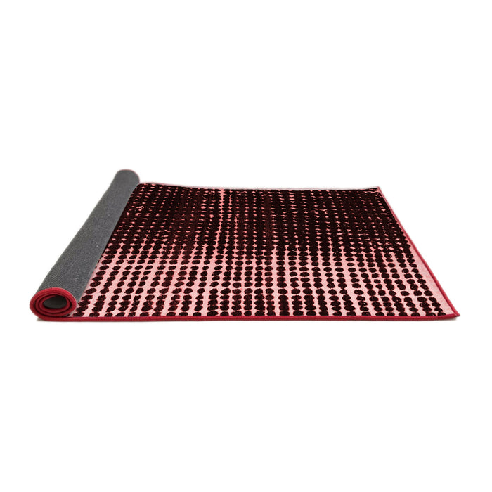 Abstract Red Modern Area Rugs