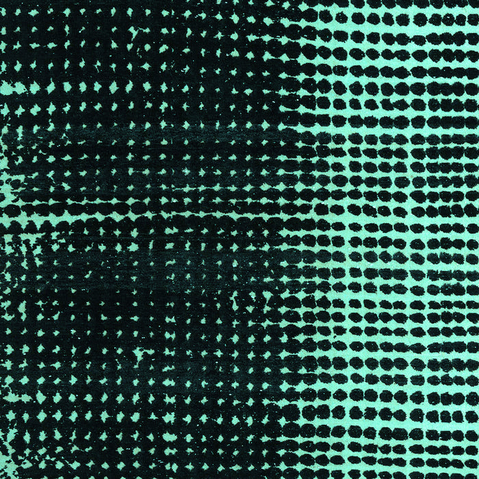 Machine Washable Abstract Turquoise Modern Area Rugs, wshabs4904turq