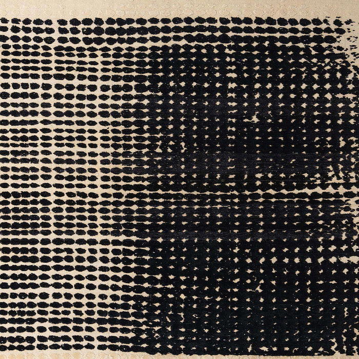 Square Abstract Khaki Green Modern Rug, abs4904