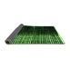 Sideview of Abstract Green Modern Rug, abs4904grn