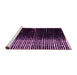 Sideview of Machine Washable Abstract Pink Modern Rug, wshabs4904pnk