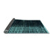 Sideview of Abstract Light Blue Modern Rug, abs4904lblu