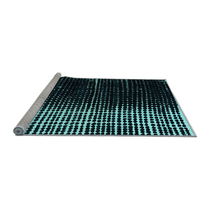 Sideview of Machine Washable Abstract Light Blue Modern Rug, wshabs4904lblu