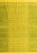 Machine Washable Abstract Yellow Modern Rug, wshabs4905yw