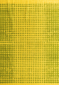 Abstract Yellow Modern Rug, abs4905yw