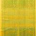 Square Machine Washable Abstract Yellow Modern Rug, wshabs4905yw