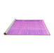 Sideview of Machine Washable Abstract Pink Modern Rug, wshabs4905pnk