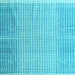 Square Abstract Light Blue Modern Rug, abs4905lblu